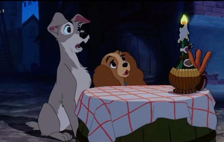 reminiscinbby's tweet photo. the aesthetic of disney's lady and the tramp (1955) https://t.co/SDw4TYIyfo