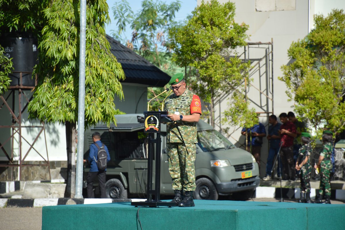 KOREM161WS's tweet photo. *Danrem 161/Wira Sakti Pimpin Apel Gelar Pasukan Pengamanan VVIP Kunker Wapres RI di NTT* https://t.co/sXhmHmq6eU