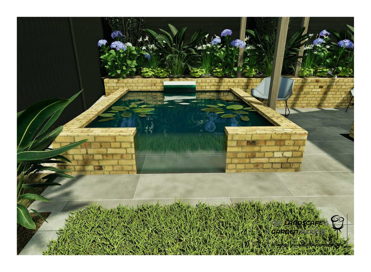 mpgardendesigns's tweet photo. I designed this modern rear garden in Pontefract around a raised pond to create a clear focal point and improve proportion.  : https://t.co/X6w9Rvy7F2 #gardendesign #landscapedesign #WestYorkshire 🌿🪴 https://t.co/ZVLExqNsIL