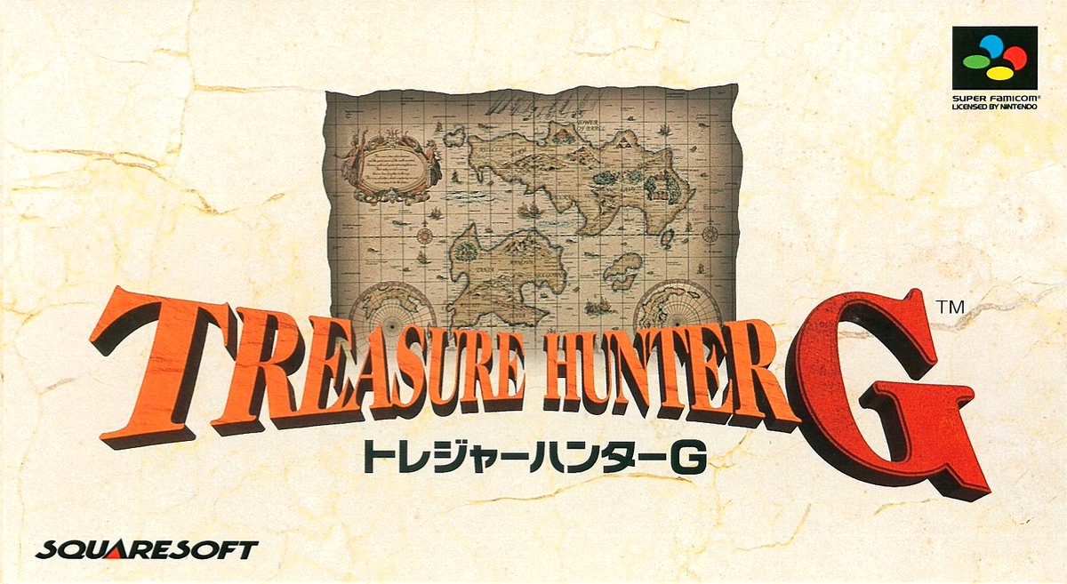 squareenix_jp's tweet photo. 【🌟#スクエニ記念日🌟】
本日発売されたのはこちらの作品

𝟑𝟎𝐭𝐡 𝐀𝐧𝐧𝐢𝐯𝐞𝐫𝐬𝐚𝐫𝐲
◆トレジャーハンターG (1996年)

謎の財宝オーパーツをめぐる、3人と1匹の大冒険。
ありとあらゆるモノや人を「バシバシ」することで、様々な情報や隠されたアイテムを見つけることができた。 https://t.co/eQbmtvQ99M