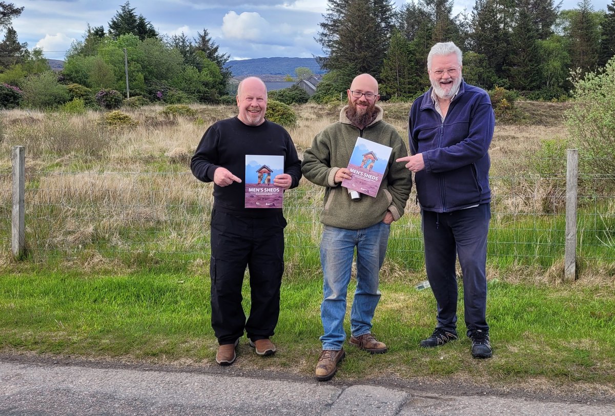 ScottishMSA's tweet photo. SMSA met with some men from Acharacle. They meet weekly in the Acharacle Comm Centre. They are  negotiating about an area of land &amp; are exploring funding options. We discussed funding, SCIO, SMSA resources, leases, constitutions, utilities, project ideas &amp; promoting the Shed👍 https://t.co/UcYTGeYvJH
