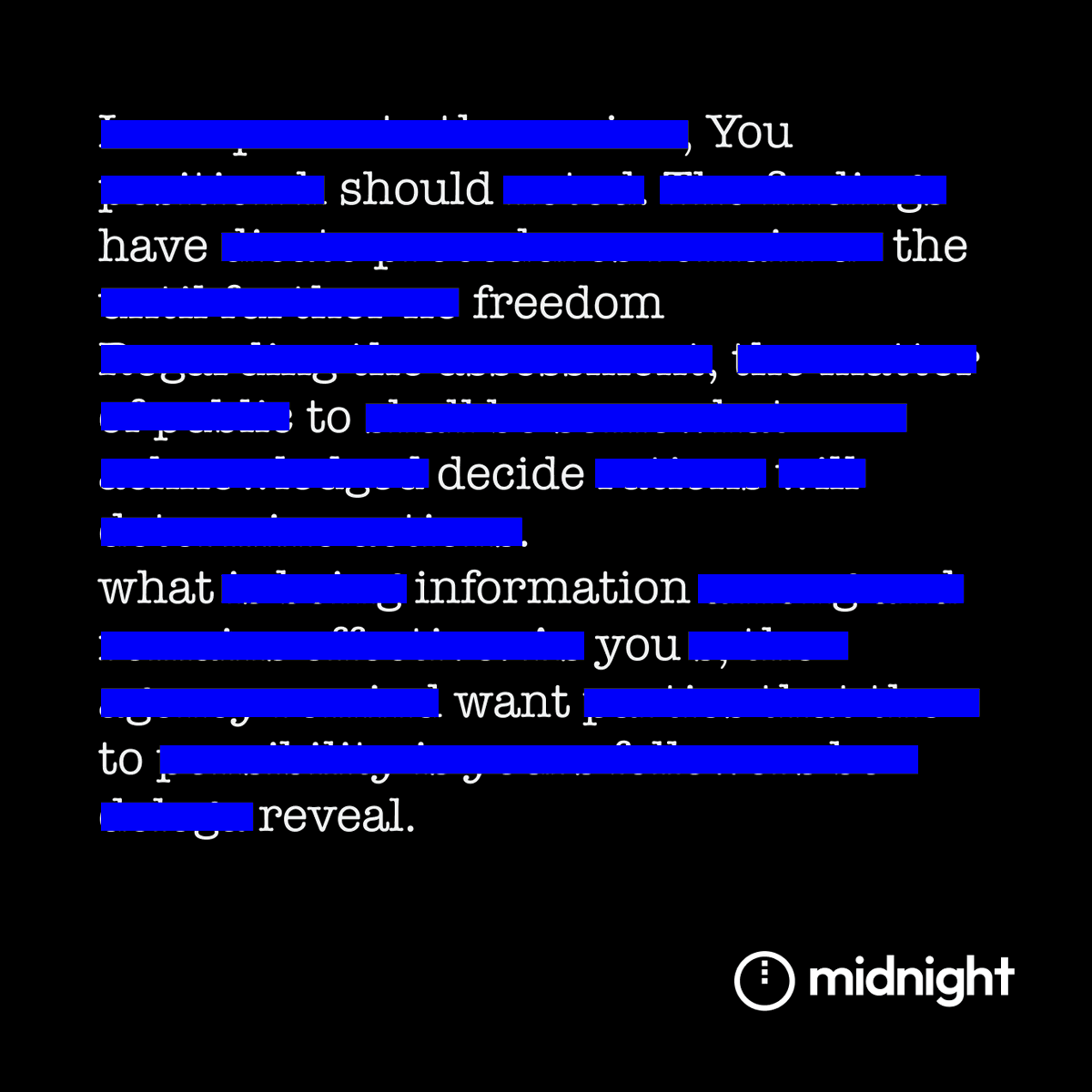 Midnight tweet media