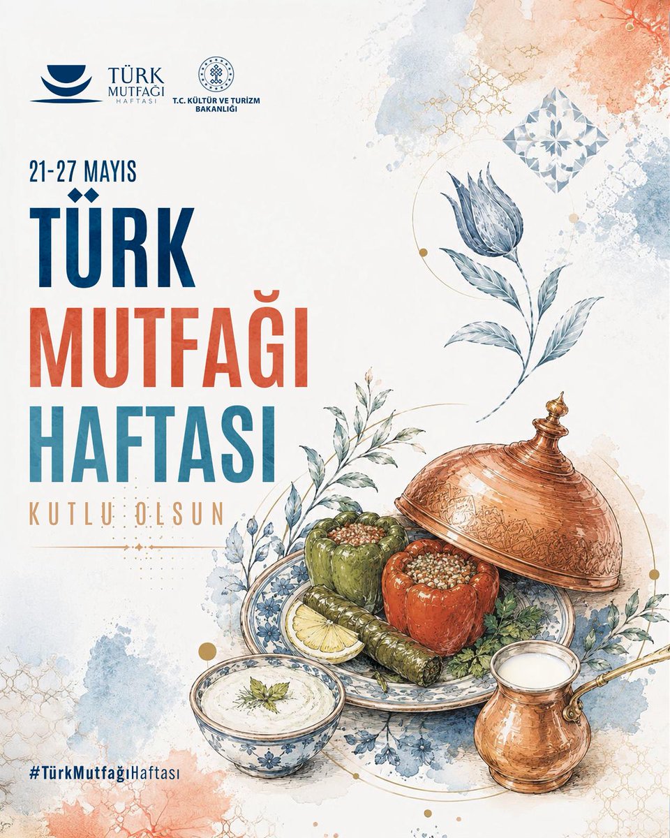 MehmetNuriErsoy's tweet photo. Türk mutfağı asırlardır aynı sofrada buluşan kültürün, paylaşmanın ve bereketin en güçlü temsilcisidir.

Sayın @EmineErdogan Hanımefendi’nin öncülüğünde bu yıl “Bir Sofrada Miras” temasıyla 5’incisi kutlanan Türk Mutfağı Haftası’nın, kadim mutfak kültürümüzün uluslararası alanda daha güçlü tanıtılmasına katkı sağlayacağına inanıyorum.

Anadolu’nun zengin gastronomi mirasını yaşatan, geleceğe taşıyan ve dünyaya tanıtmak için özveriyle çalışan tüm şeflerimize, üreticilerimize ve sektör emekçilerimize teşekkür ediyorum.

#TürkMutfağıHaftası kutlu olsun.