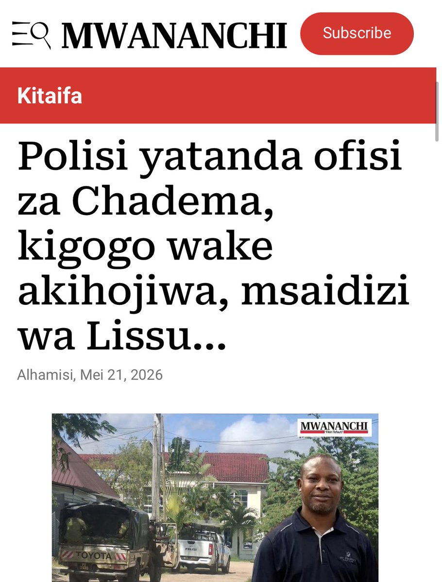 Peter Madeleka tweet media