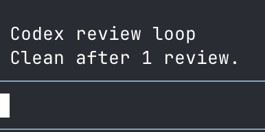 crossiBuilds's tweet photo. Newest addition to my pi setup: a review command that launches a headless codex review and loops until all review findings are fixed https://t.co/r09oPxJhWW