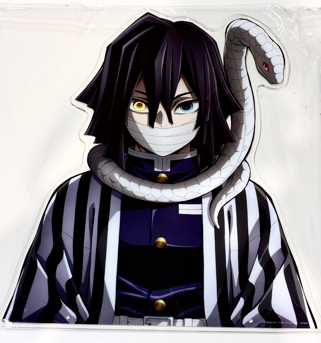 鬼滅の刃　バストアップアクリルパネル　伊黒小芭内 🐍商品入荷情報🗡️ KVアナザー #伊黒小芭内 より、 #鬼滅の刃 】 アクリルスタンド