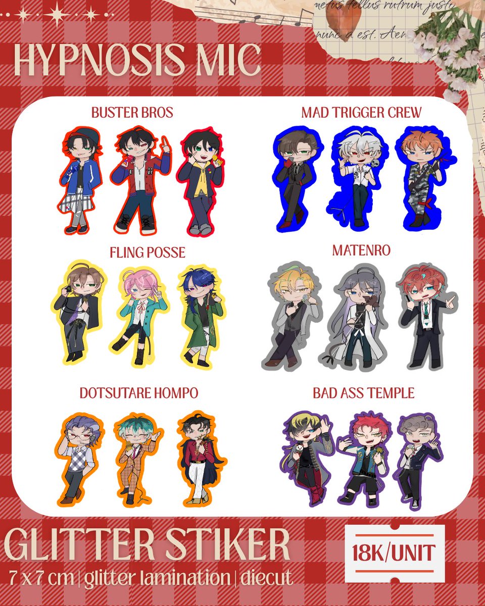 pirutetsu's tweet photo. [♡ and ↻ are appreciated!]
pirtsu's #cf22 mail-order ! 

🗓️21.05.2026 - 29.05.2026
🛒mail order! 
˚⟡˖ hypnosis mic | ensemble stars  | project sekai (clearance) 

#comifuro22 #cf22catalogue #hypnosismic #hypmic #ヒプマイ
(🔗 po form below) (2/4) https://t.co/bcdZdq1e75