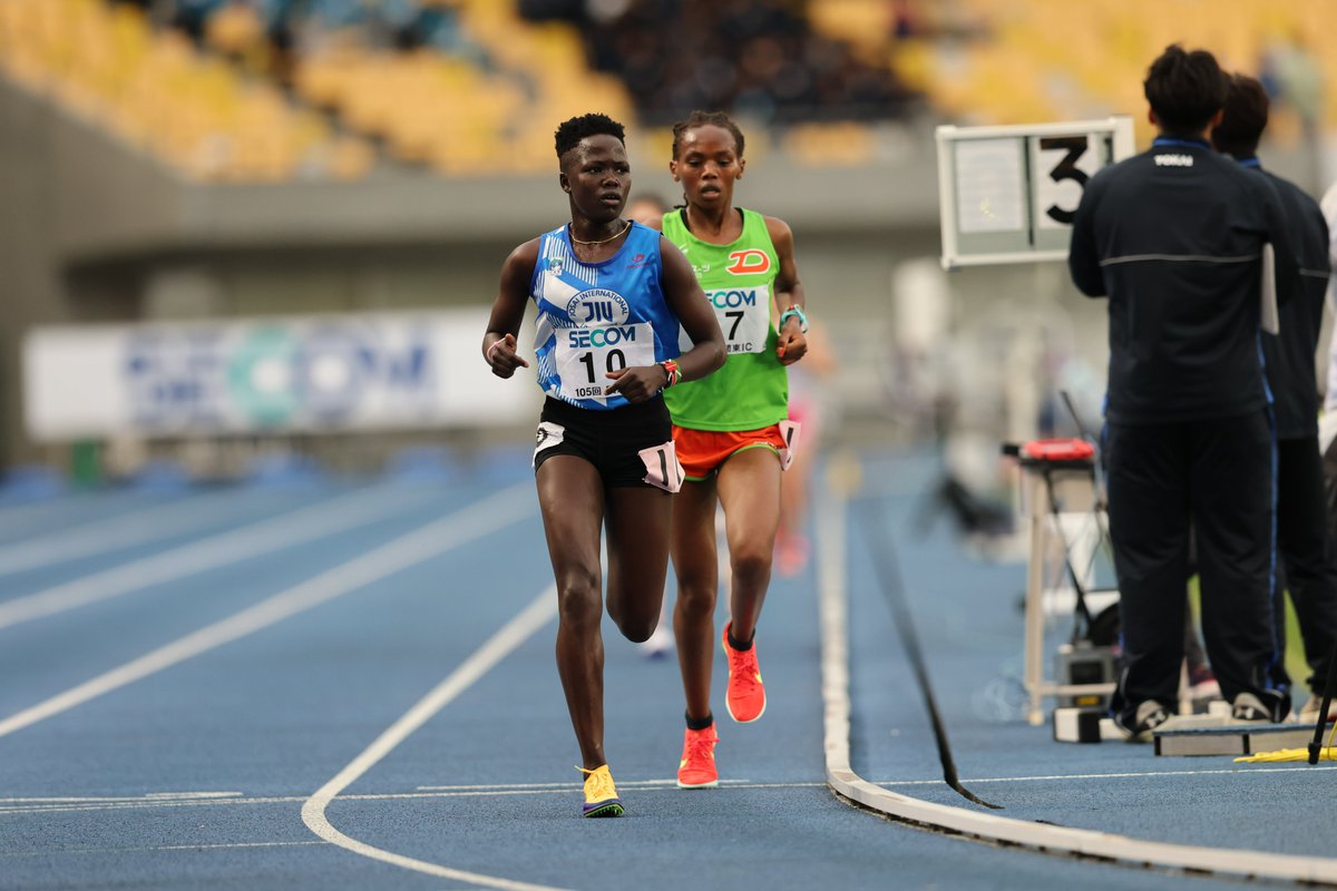 Getsuriku's tweet photo. #関東インカレ
女子1部10000ｍ決勝
🥇D.ジェロップ（城西国際大）32.08.75
序盤からレースを牽引し、初優勝🔥
🥈S.ワンジル（大東大）32.15.41
🥉飯田和代（日体大）33.22.00
4）野田真理耶（大東大）33.20.36 https://t.co/nDg8WwOcGX