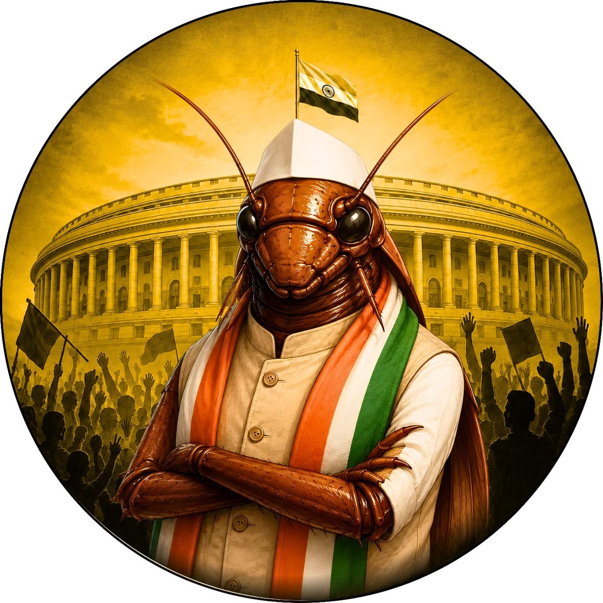 NewspressX's tweet photo. यदि आप Cockroach janta party के समर्थक हैं तो,  

कमेंट में CJP लिखें.. ऑफिसियल Account भारत में बंद 

रिट्वीट अवश्य करें।  

 जुड़े - @CockroachNewsX नया अकाउंट से 🪳 https://t.co/TaSh9qWe5f
