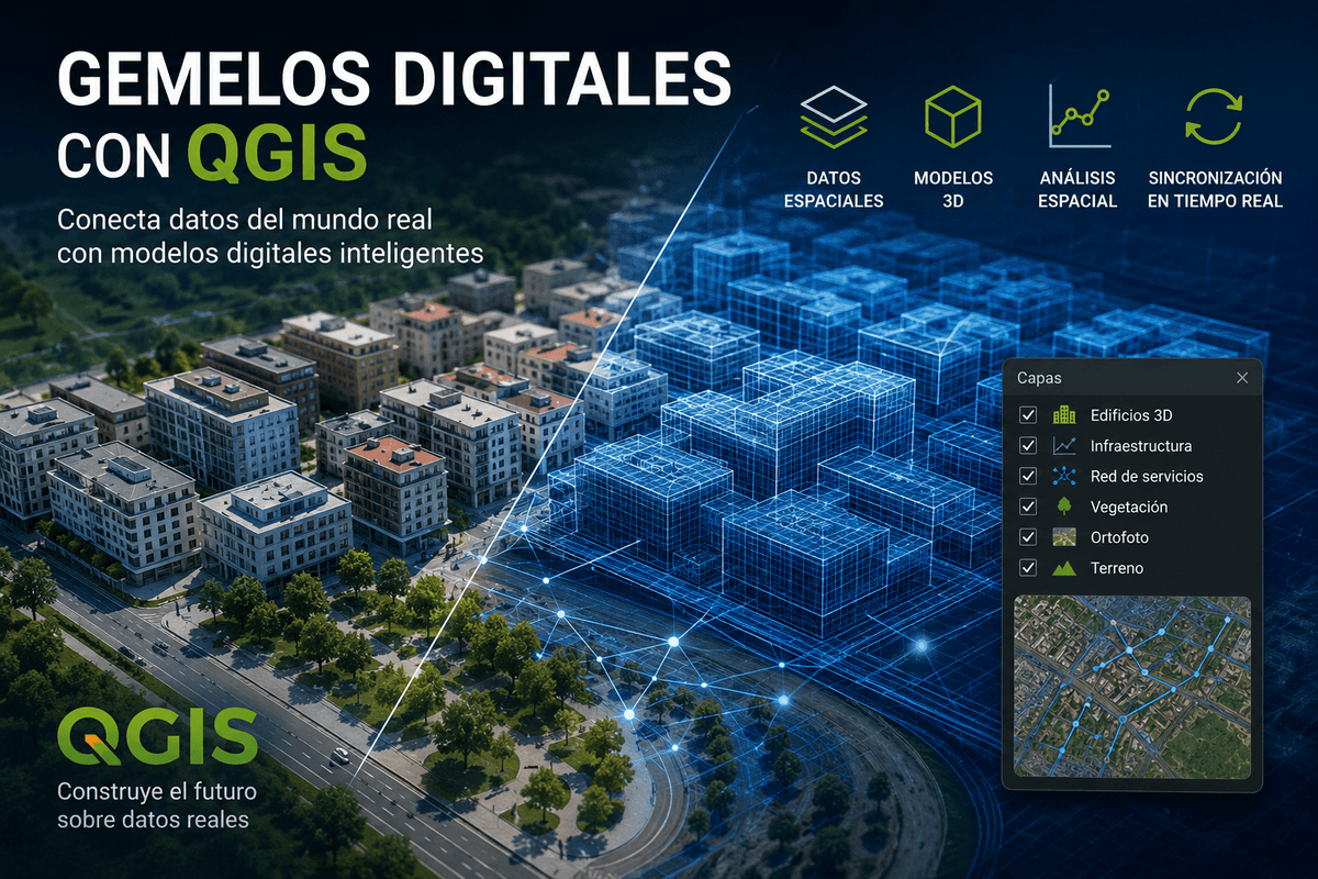MappingGIS's tweet photo. QGIS 4 revoluciona los SIG: llegan los gemelos digitales y el 3D profesional https://t.co/UcwXYMkNWh https://t.co/dSmrxRw4zG