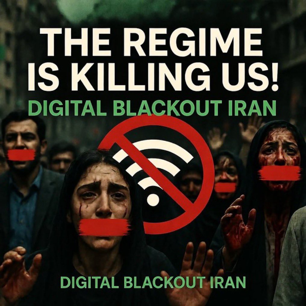 Freedomfor_us's tweet photo. @PahlaviComms @SaraZ5015 1968 HOURS OF DIGITAL BLACKOUT TO SILENCE THE ENTIRE IRANIAN NATION AND NO ONE CARES ABOUT US. DEALS DEALS AND DEALS.
IT IS DISGRACEFUL NO ONE TAKES ANY ACTION AGAIN WORLD NUMBER ONE TERRORISING ISLAMIC REGIMEIN #Iran
#DigitalBlackoutInIran https://t.co/BceQCsyRwl