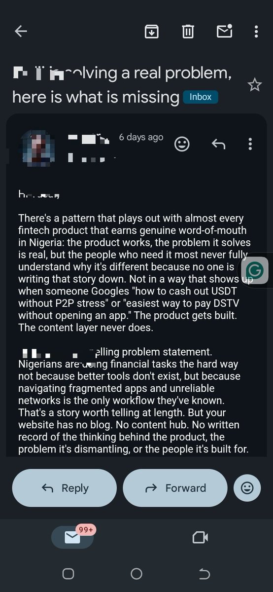 Web34Dave's tweet photo. @omoalhajaabiola @omoalhajaabiola 

I got a response for the email I sent 6 days ago https://t.co/55W6gFEiG6