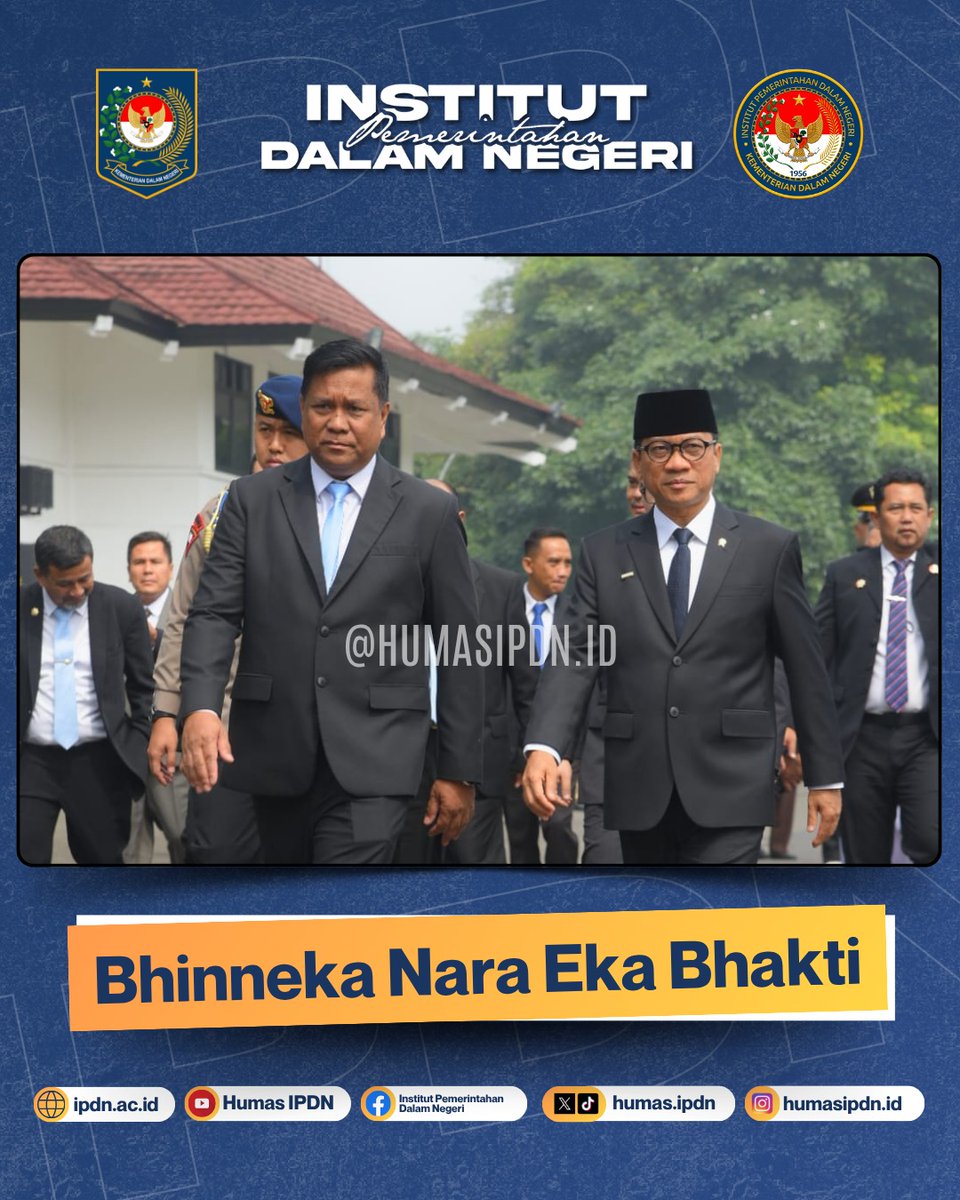 HumasIpdn's tweet photo. Jatinangor (21/06/2026). Mendes PDT berikan Kuliah Umum untuk Praja Utama, Beliau meminta praja utama untuk turut serta membangun desa dan mengawal  penggunaan dana desa.
-Humas IPDN- https://t.co/e5Fqh7PICV