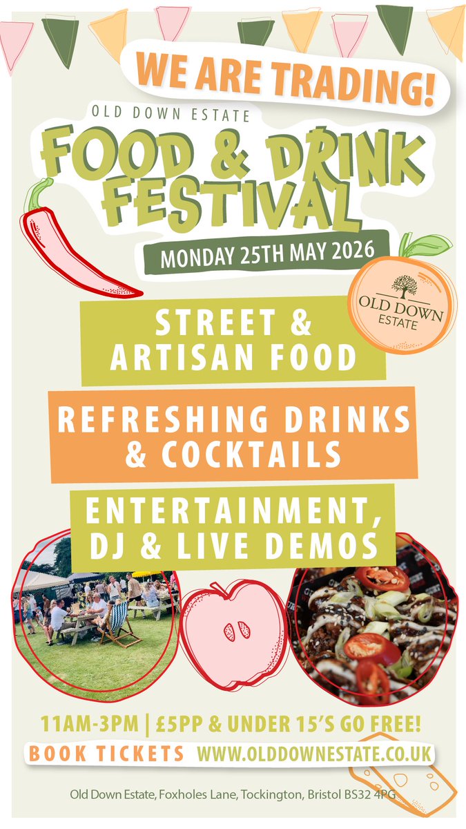 iscreamtacos's tweet photo. This Bank holiday Monday we are back at Old down estate food &amp; drink festival. 
Serving the best in Mexican street food from 11am-15:00
All dishes are #glutenfree 
It’s going to be hot so dress accordingly. https://t.co/ujnCgNMkgI