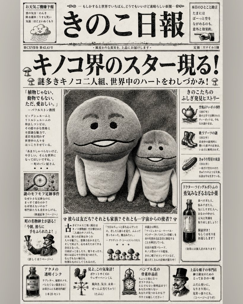 namekotsua's tweet photo. ChatGPTの画像で遊んでみた🤣
その1
#なめこ
#AI画像
#chatGPT https://t.co/lzT15qSVvu