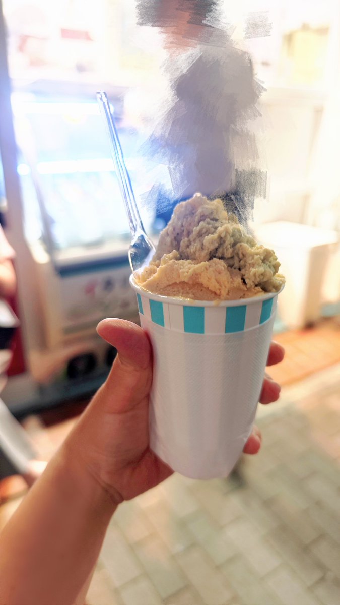ch_mi_mi's tweet photo. スパイシーバニラ食べたいと思ったらあった☺️行列と話題性は考えられてしてるのか気になる御徒町のマンマミアさん https://t.co/tQspFwLE71