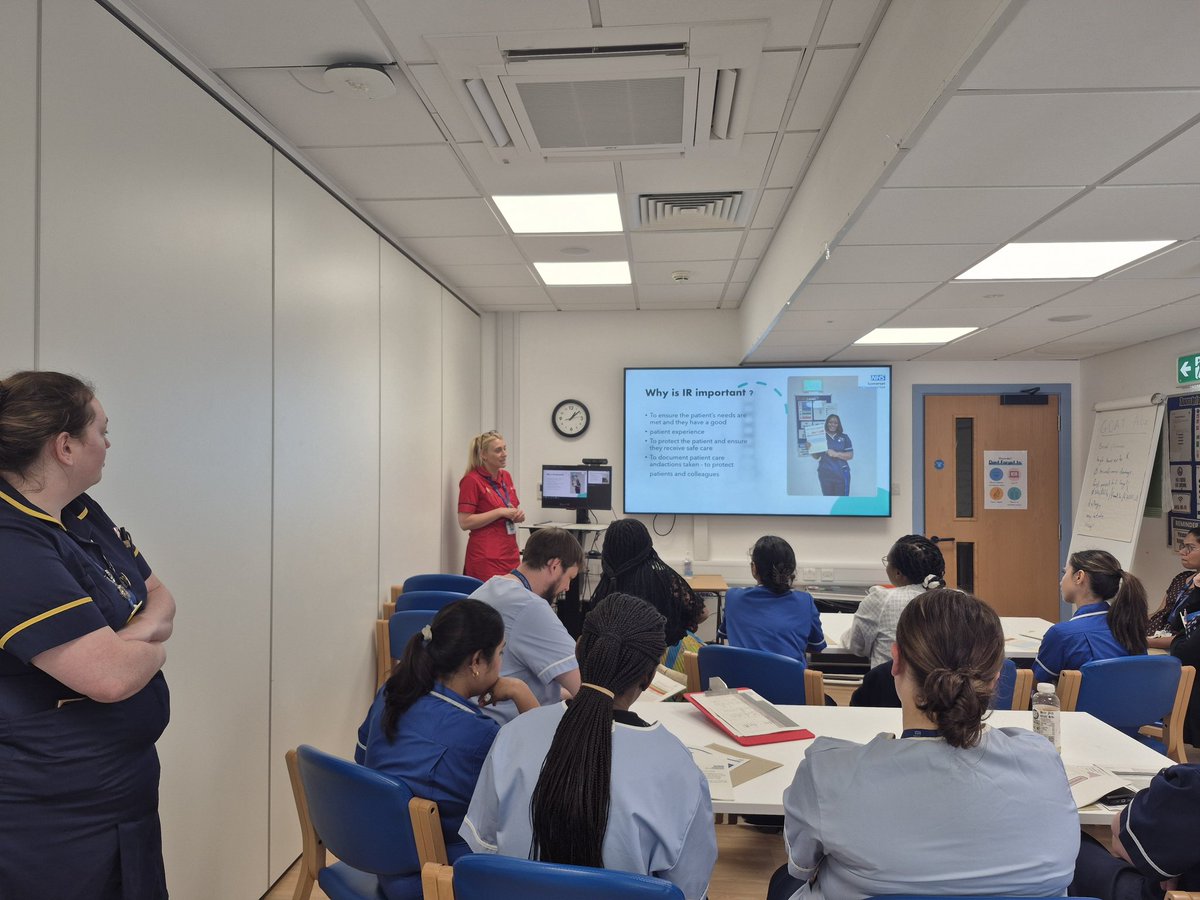 Geesca52's tweet photo. Intentional Rounding Training for champions held last month in MPH with Katy Howe,project lead,as speaker.Big thank you to all who attended and participated.

@bakerCharlot 
@HepsymolJ 
@KatyHow97717841 
@Melsmith23 
@jamesmarthy01 
@JannineHayman 
@Li60022052 
@Cora_SFT1 https://t.co/nR8n9apaCs