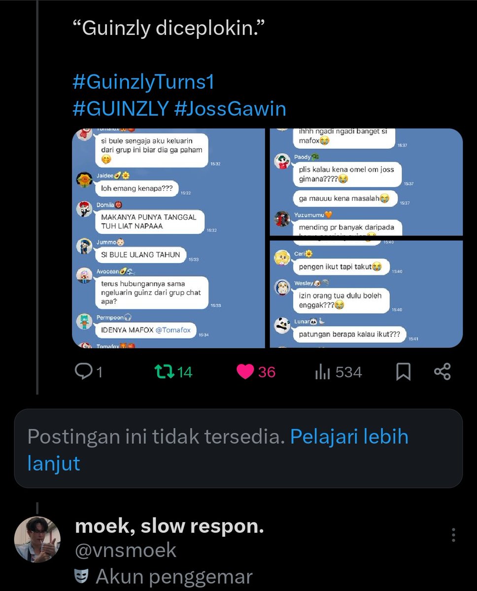 moek, slow respon. tweet media