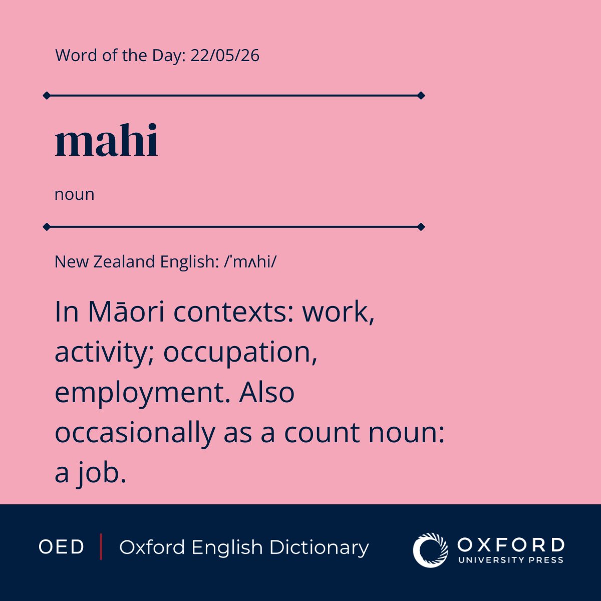 The OED tweet media