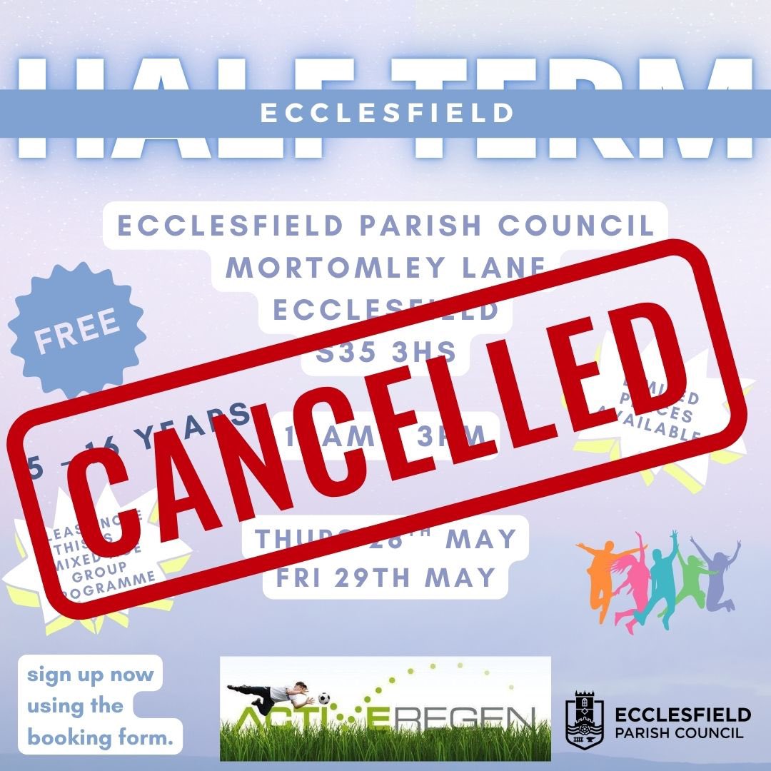 active_regen's tweet photo. 🚨 HALF TERM UPDATE 🚨

Unfortunately, our Ecclesfield Half Term Multi-Sport, Arts &amp; Crafts camp has now been cancelled. We’re disappointed not to be running this one, but we’ll be back soon with more fun activities, games and creative sessions for everyone to enjoy 💙

(1/2) https://t.co/R92eFMxljX
