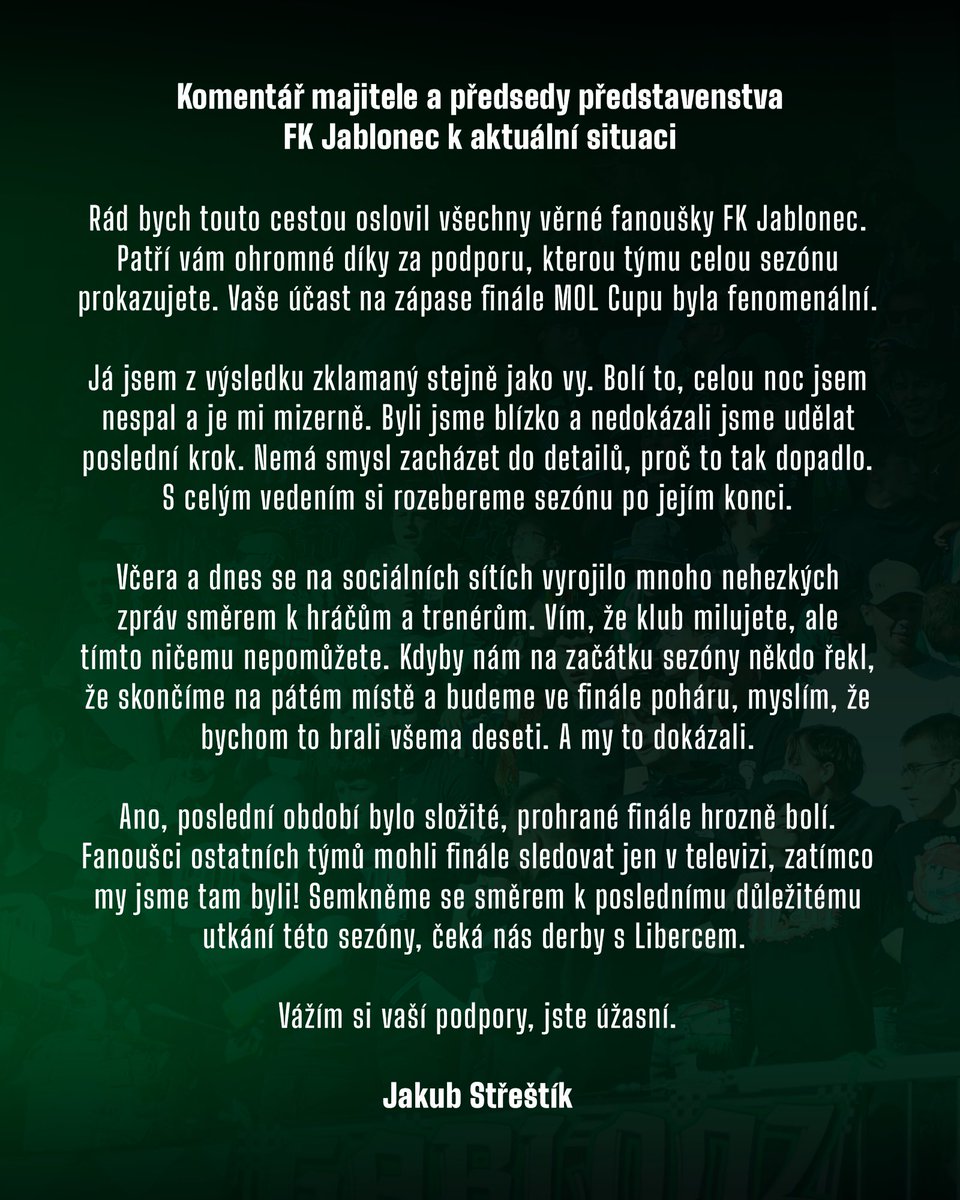 FK Jablonec tweet media