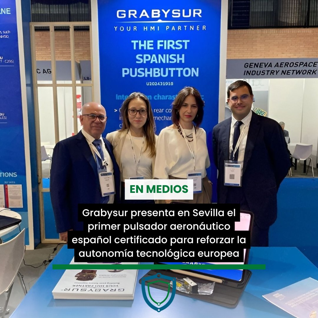 HubDefensaAnd's tweet photo. 📰 EN MEDIOS | GRABYSUR, EMPRESA INTEGRAN DEL HUB, PRESENTA EN SEVILLA EL PRIMER PULSADOR AERONÁUTICO ESPAÑOL CERTIFICADO PARA REFORZAR LA AUTONOMÍA TECNOLÓGICA EUROPEA

🔗 Noticia completa: https://t.co/OELEPB3JLT https://t.co/rl06qM2CsO