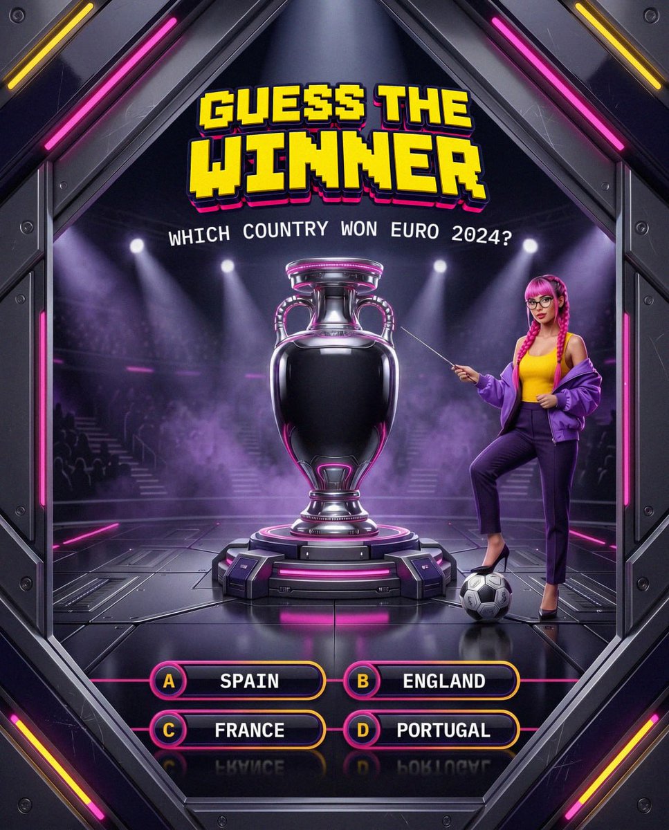 Punkz_official's tweet photo. 🎁 $20 FREE BET GIVEAWAY 🎁

Guess correctly &amp; win 💸

💬 Comment:
🅰️ A
🅱️ B
🅲️ C
🅳️ D

🔁 Hit repost &amp; follow us to participate

🏆 One random correct winner will be announced on May 26 👀 https://t.co/J5Ij7jSwpL