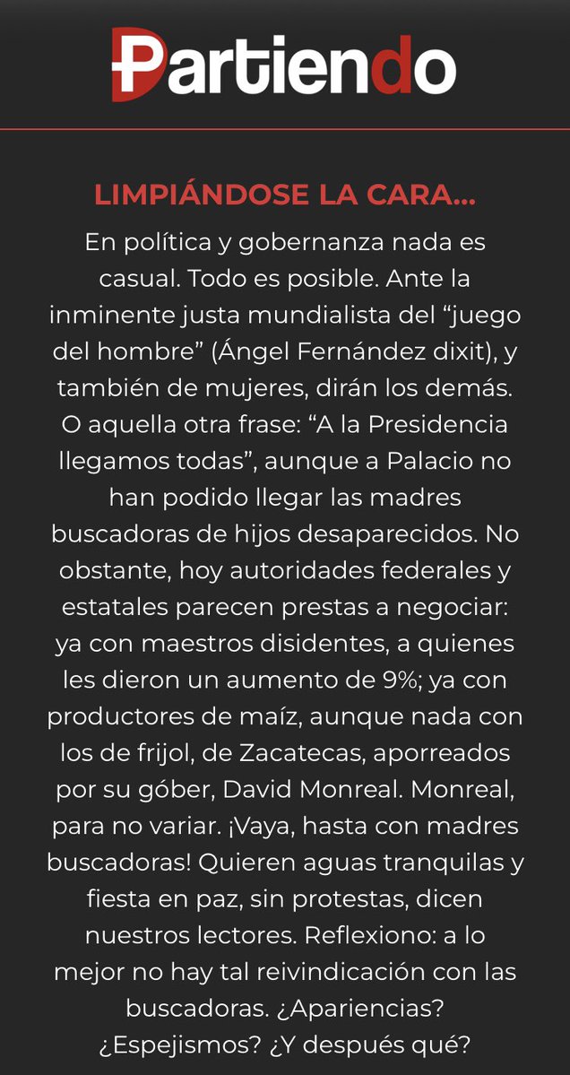 Partidero tweet media