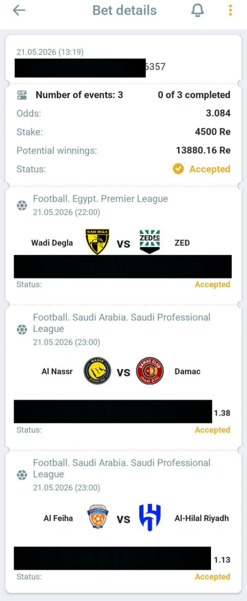3+ daily football odds tweet media