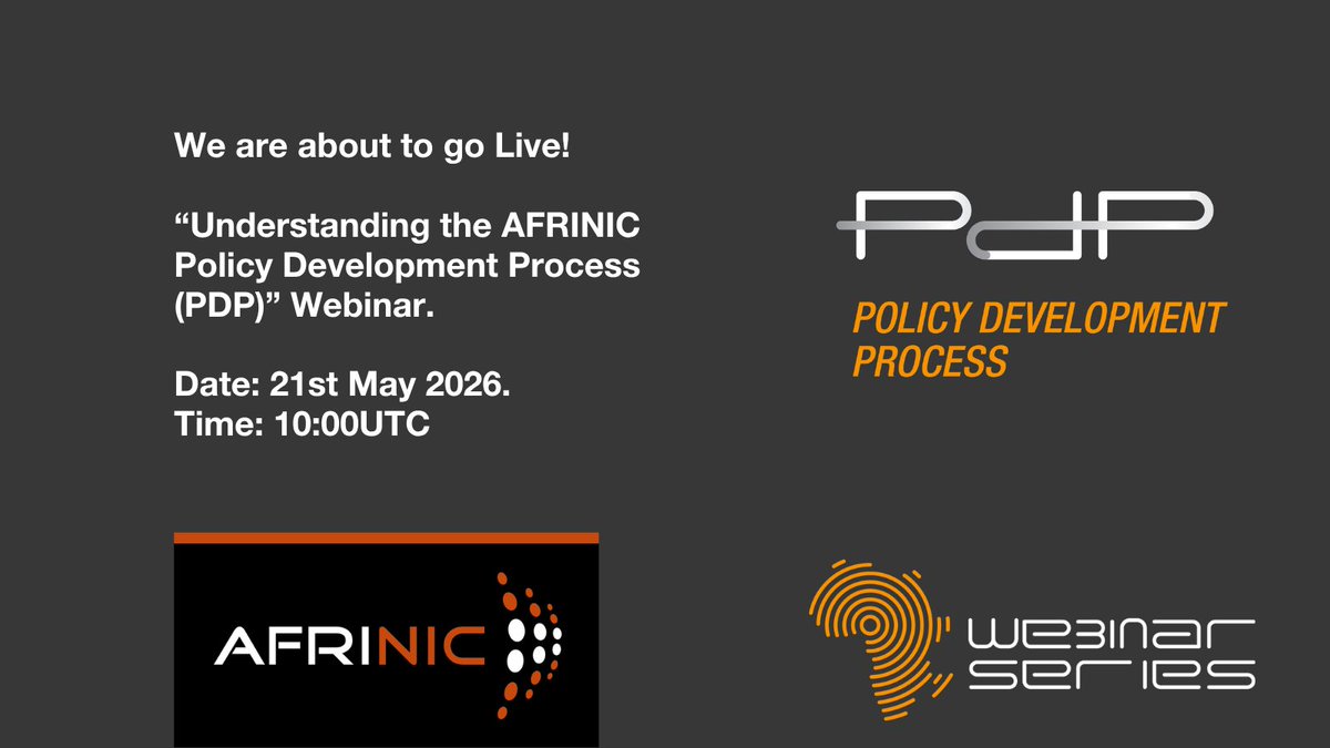 AFRINIC-The Regional Internet Registry for Africa tweet media