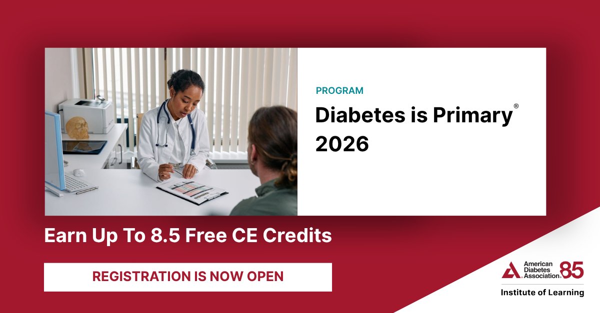 ADA_DiabetesPro's tweet photo. We’re advancing diabetes care through accessible, practical education.

Our Diabetes Is Primary (DIP) modules are now available, offering guidance to support prevention, diagnosis, &amp; more.
 
Access the modules and earn CE credits: 🔗 https://t.co/RnEaH61JMZ
#DiabetesCare #WeFight https://t.co/ZaAOichDDx