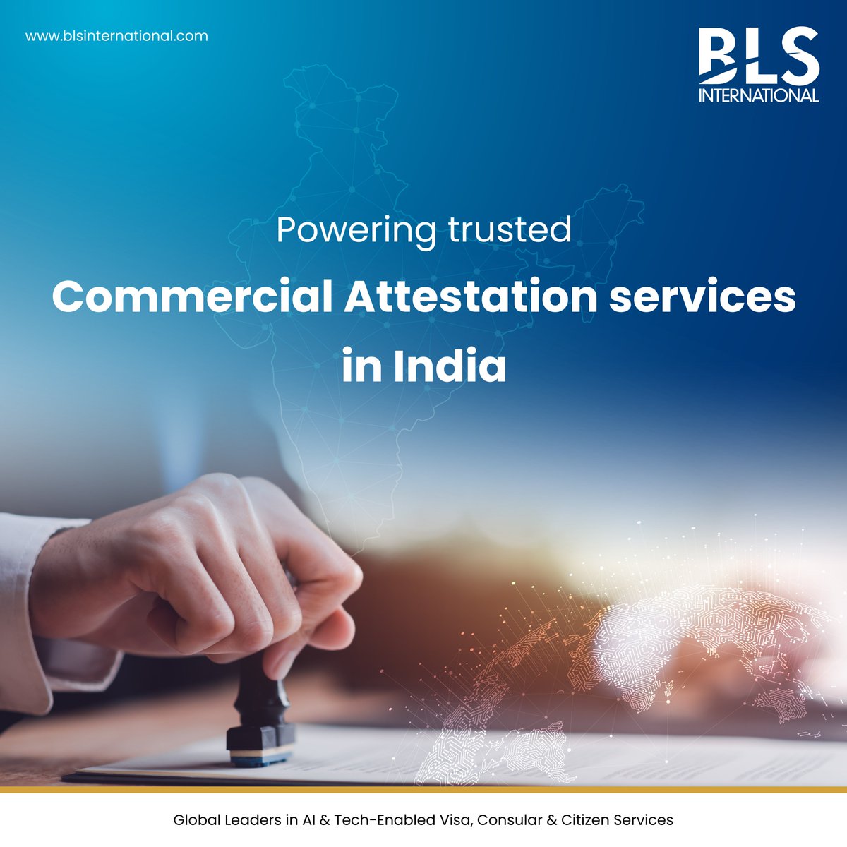 BLS International tweet media