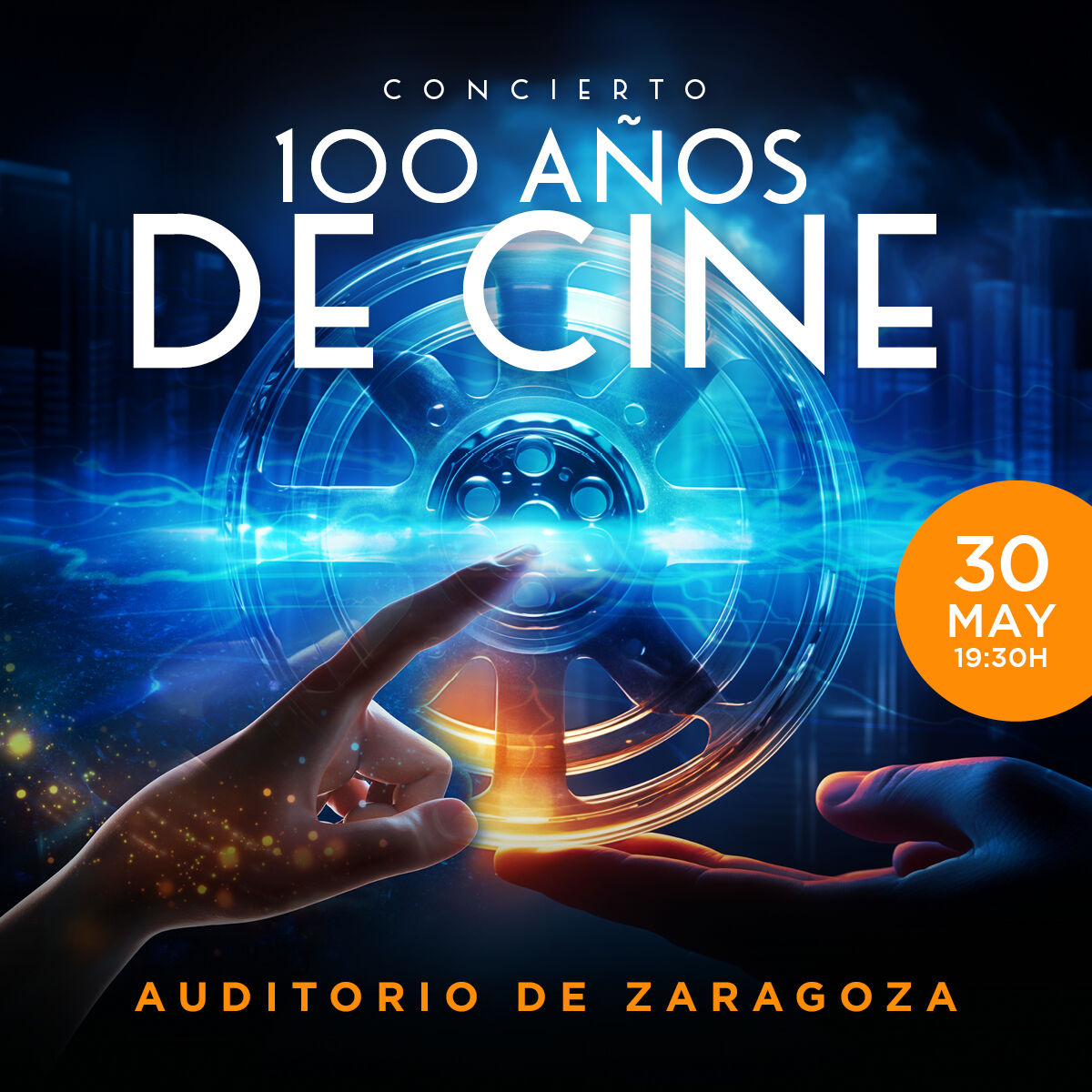 fundexcelentia's tweet photo. El sábado 30 de mayo a las 19:30h en el @AuditorioZGZ de #Zaragoza, 𝟭𝟬𝟬 𝗔𝗻̃𝗼𝘀 𝗱𝗲 𝗖𝗶𝗻𝗲.

Un homenaje a 100 años de Cine contado a través de sus mejores melodías.

𝗠𝗮́𝘀 𝗶𝗻𝗳𝗼𝗿𝗺𝗮𝗰𝗶𝗼́𝗻 𝘆 𝗲𝗻𝘁𝗿𝗮𝗱𝗮𝘀: https://t.co/DPlPrjBY5m https://t.co/yatEaKabxN