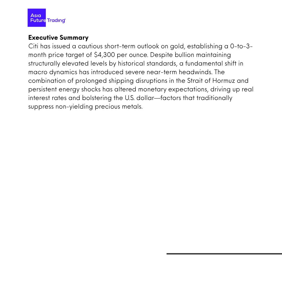 AFT_Markets's tweet photo. Macro Pressures Mount: Citi Adopts Tactical Caution on Short-Term Gold
Read The AFT Insights.

#asiafuturetrading #aft #aftmarkets #gold #preciousmetals #citiresearch #macrostrategy #commodities #fedpolicy  #inflation https://t.co/EES1Afmq2W