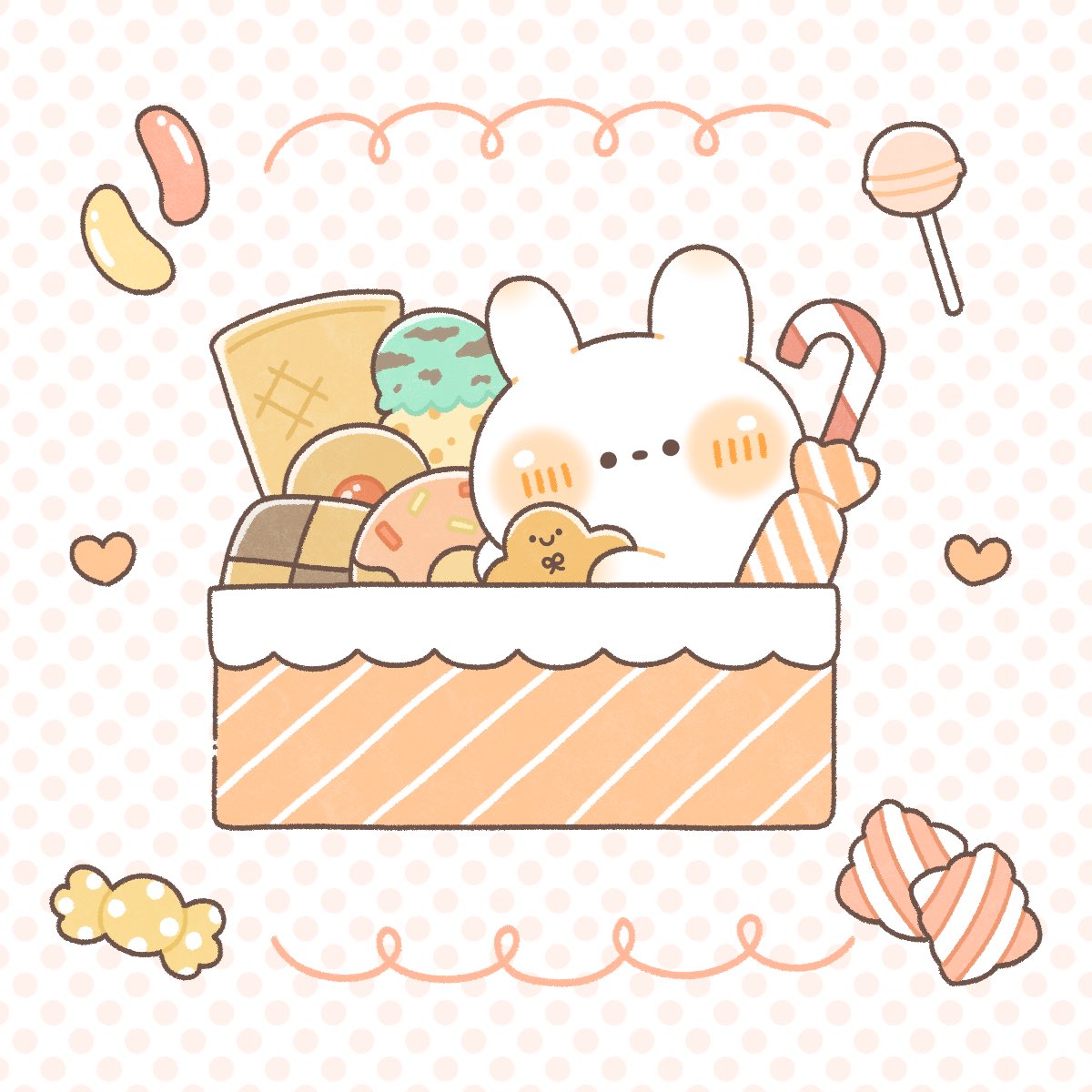 ぽわぽわうさぎ＊LINEスタンプ発売中 tweet media