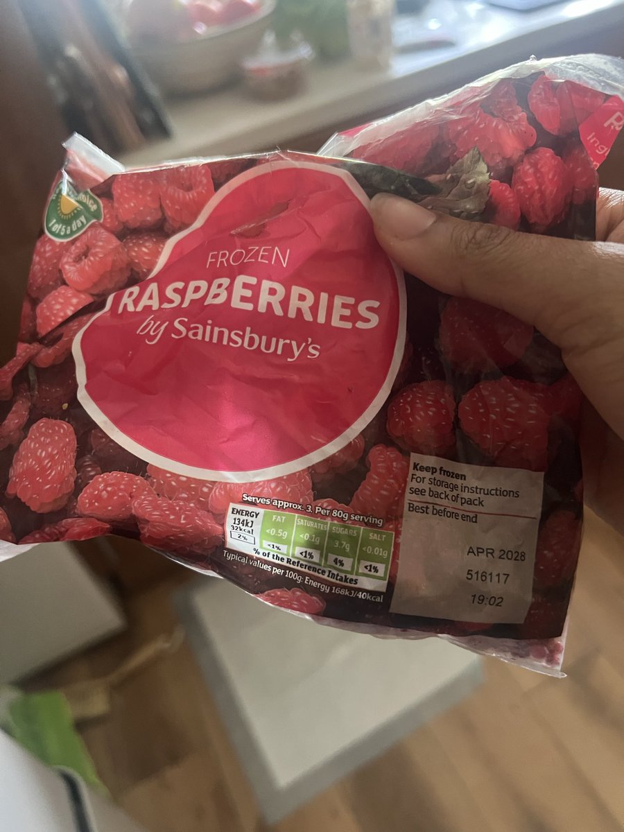 41sh44's tweet photo. Hey @sainsburys @SainsburysNews 
Care to explain why I found 9 maggots in half of a frozen raspberry which was bought last week and stored in the freezer?.

Does this mean that the product came expired?
Am I going to get food poisoning now as it carries listeria and more? https://t.co/EpdIn8KMOs