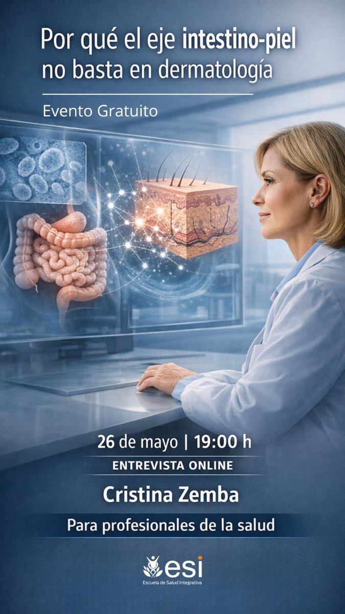DraZemba's tweet photo. El próximo martes 26 a las 19 horas estaré en directo en el canal youtube de la ESI con este tema https://t.co/YaJ8eOCr1S