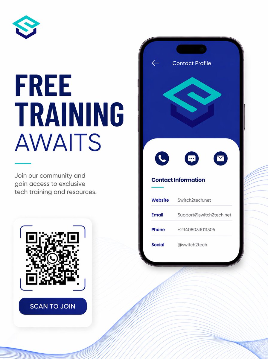 switch2tech_net's tweet photo. Talent iS overrated.
ConSiStency iS everything.
If you’re juSt Starting, focuS on one thing:
Practice what you learn.
Your future Self will thank you.
#ConSiStencyOverTalent #DailyGrowth #TechLearning #BeginnerSJourney #Switch2Tech https://t.co/5DuSeA49zj