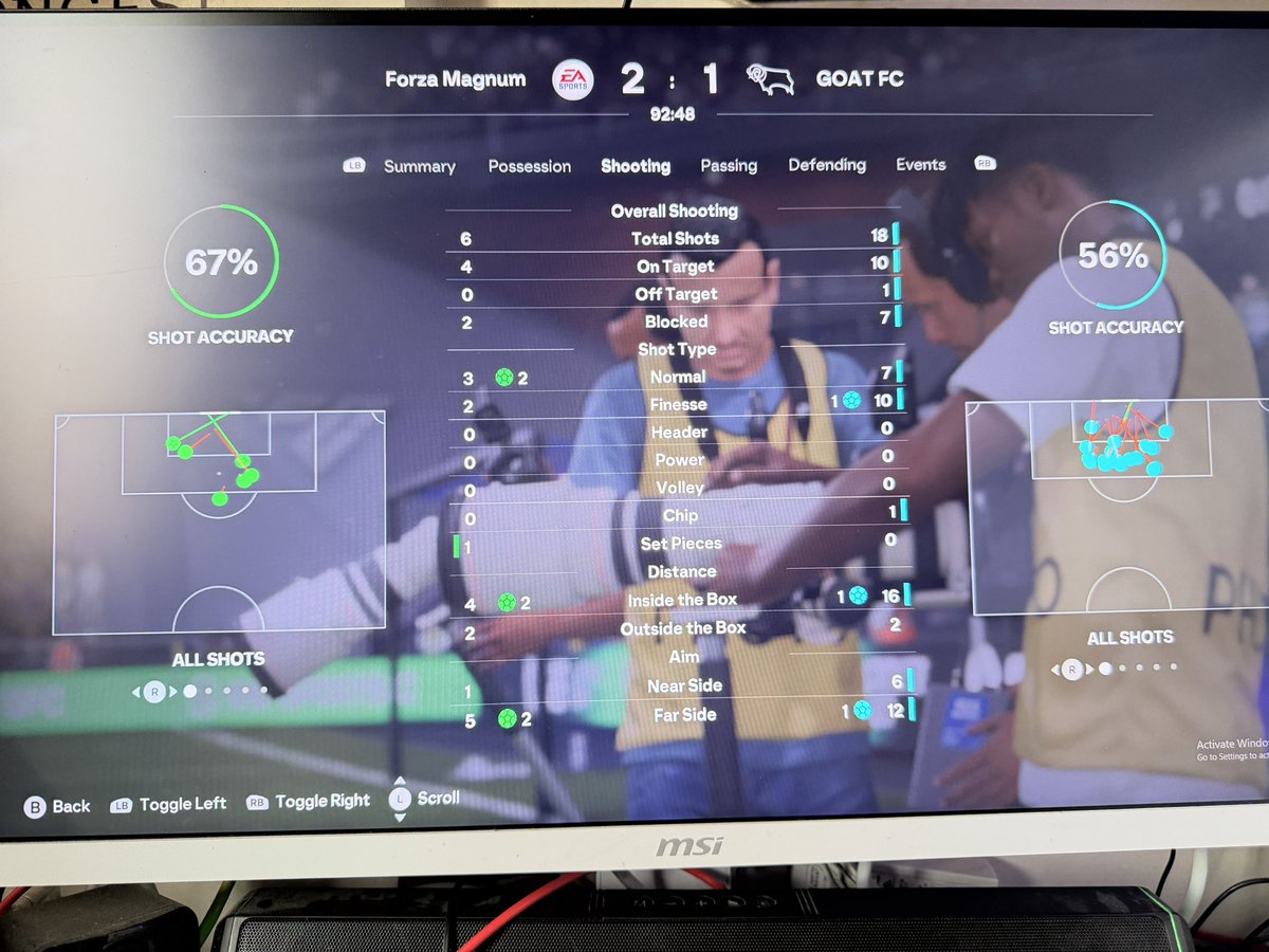 chavzz6's tweet photo. Iam so done with DDA or whatever the fck they call it, I have 3 times more shots , every shot was blocked by Ai or Saved. Iam fed up this shit company. @UTSources @FC26News_ @TradingEi @FIFA22_INFO @AuzioMF @FUT_Accountant @InceptionXx #eafc26 #easports https://t.co/aYbJz2NpPm