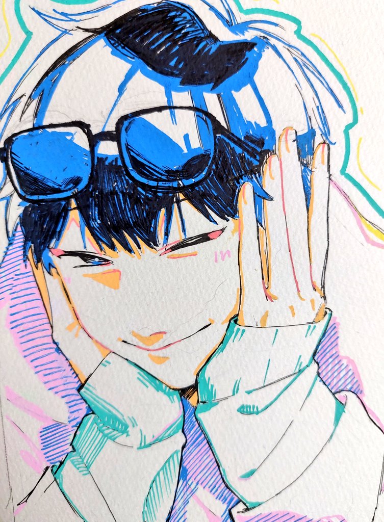 onsan555's tweet photo. 過去絵だし、アナログだし、遅れてるけど。
ibk、おたおめ🎉 https://t.co/fzYVVu1rnn
