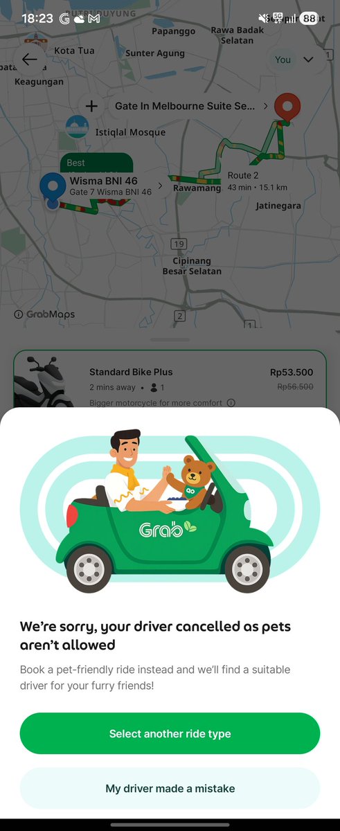 petravaw's tweet photo. Siapa yg bawa binatang? Suasu https://t.co/gyyY7oy17O