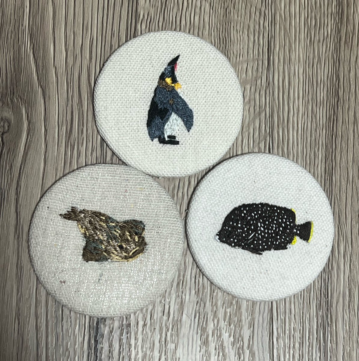 いきもの刺繍 ぷくり。デザフェスH105 tweet media