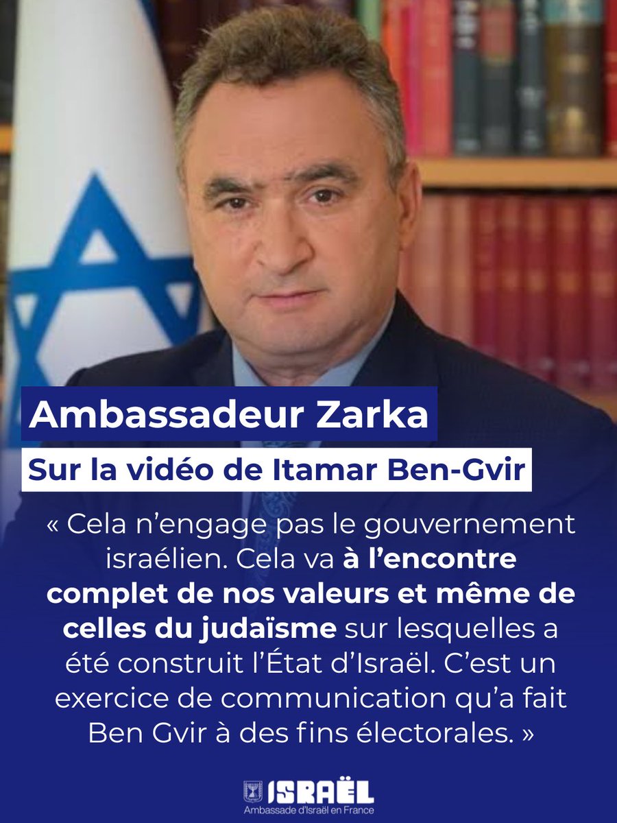Ambassade d'Israël en France tweet media