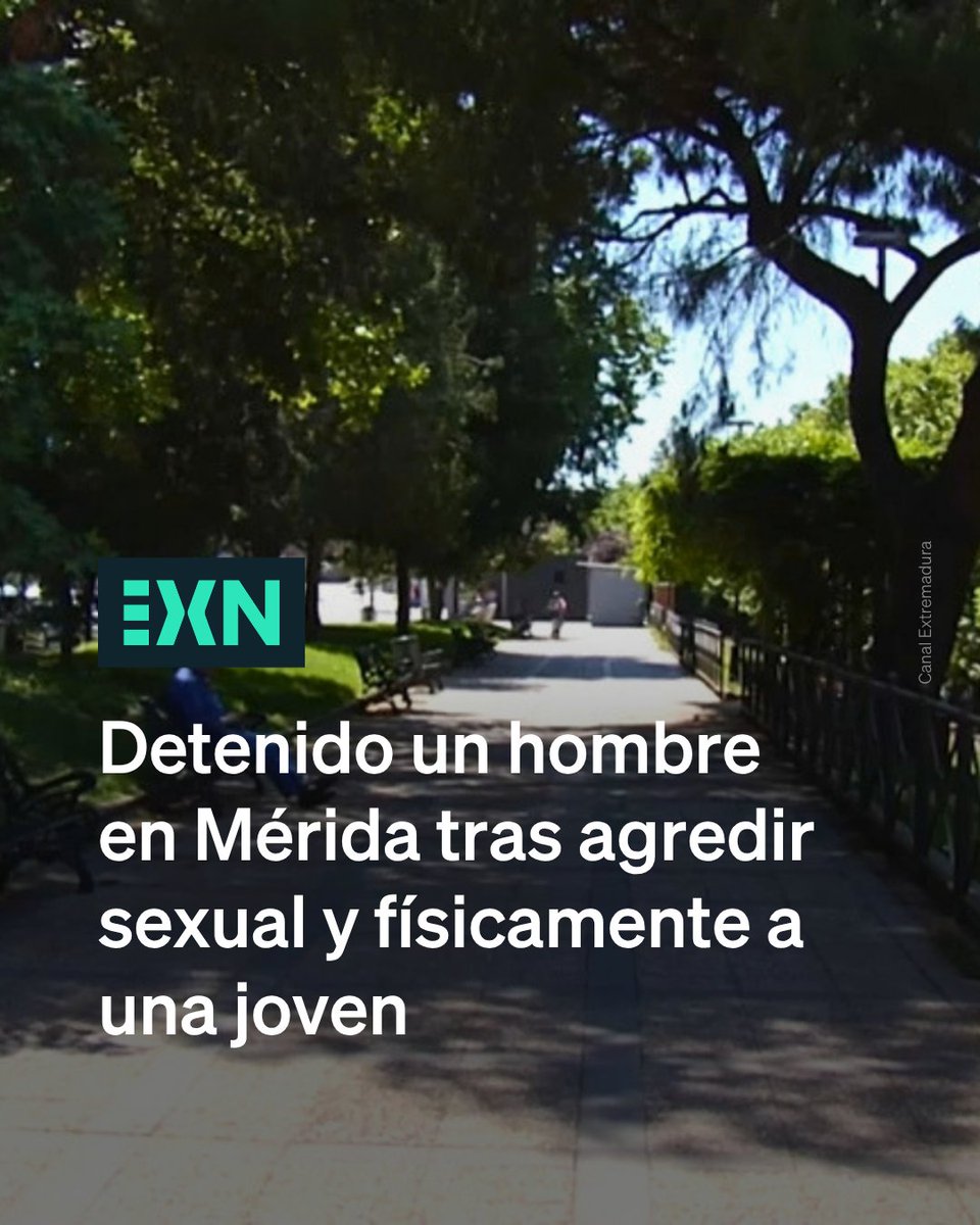 cextremadura's tweet photo. ‼️ ÚLTIMA HORA | Detenido un hombre en Mérida tras agredir sexual y físicamente a una joven. 

https://t.co/dEDRWoLHd3 https://t.co/CH4FlmJ20C