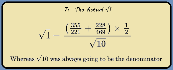 XThe9th's tweet photo. #Mathematics #SquareRoot #Decimal #Fraction #One https://t.co/S8v56zpjlZ