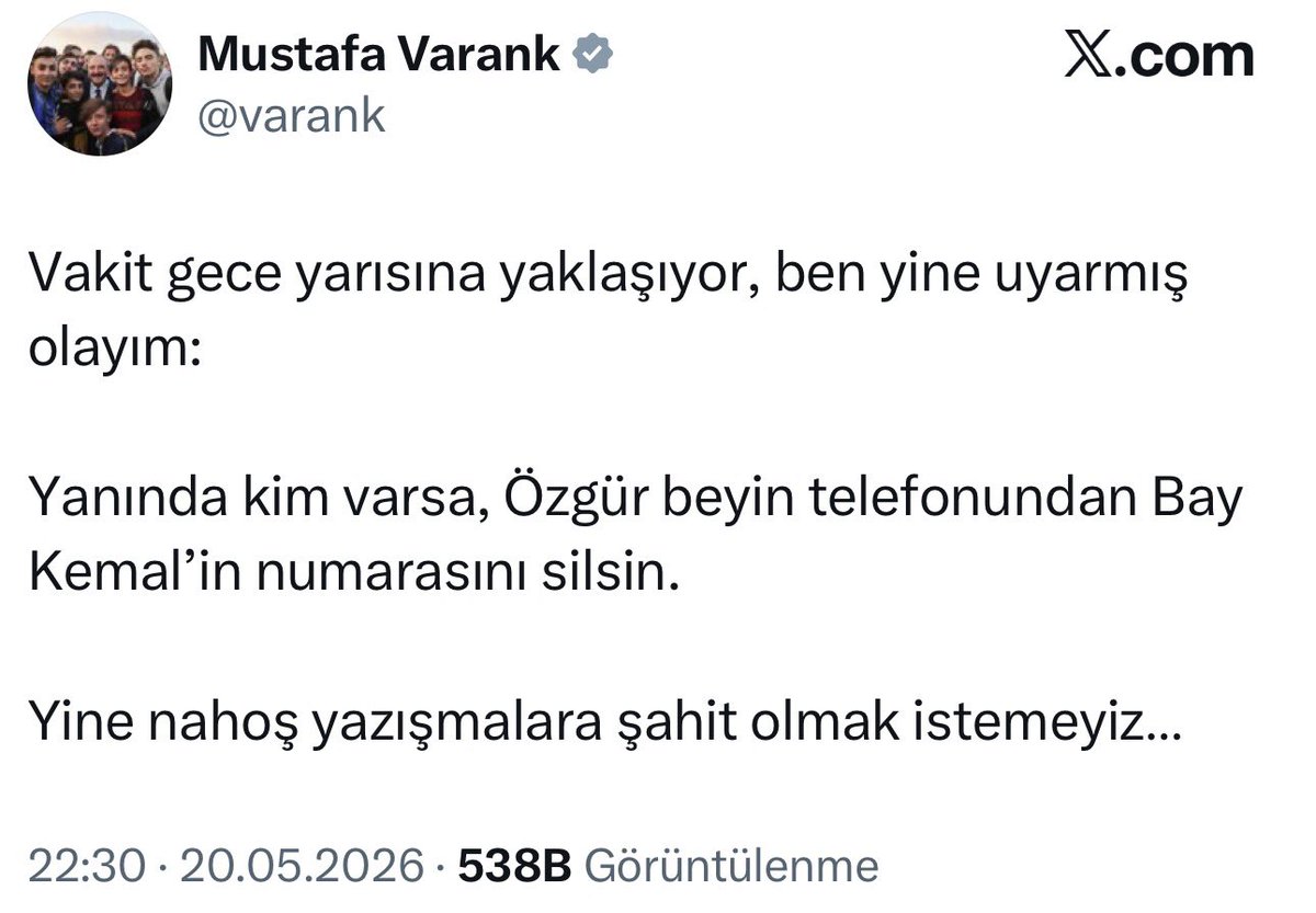 Aykırı tweet media