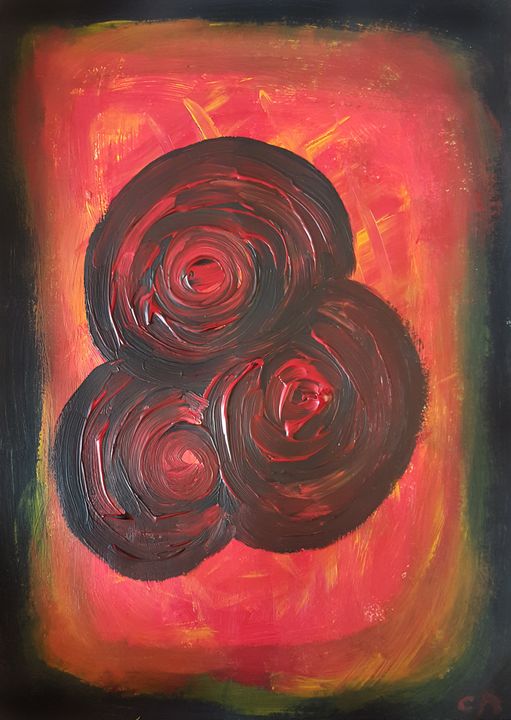 Cat_crea's tweet photo. Art of the Day! "Roses are red". Buy at: https://t.co/AcmxdBvFIb https://t.co/FiA8x7v2TD