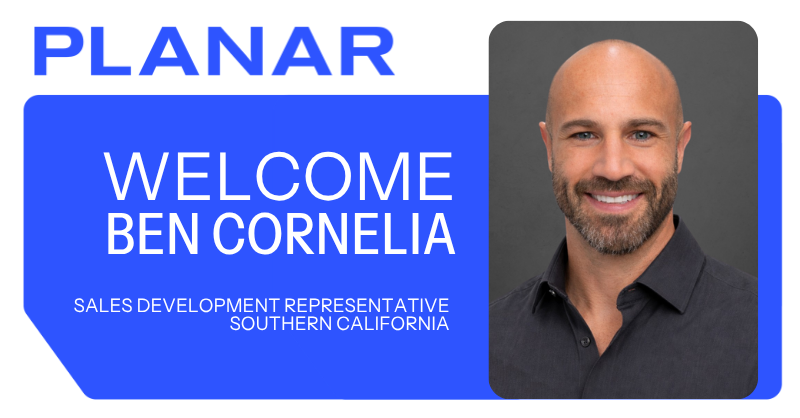 planarsystems's tweet photo. We’re excited to #welcome Ben Cornelia to Planar as a Sales Development Representative, based in Southern California! Ben brings a passion for relationship building, consultative selling and delivering exceptional customer experiences. Welcome to the team, Ben! https://t.co/Wl2li6HFgN