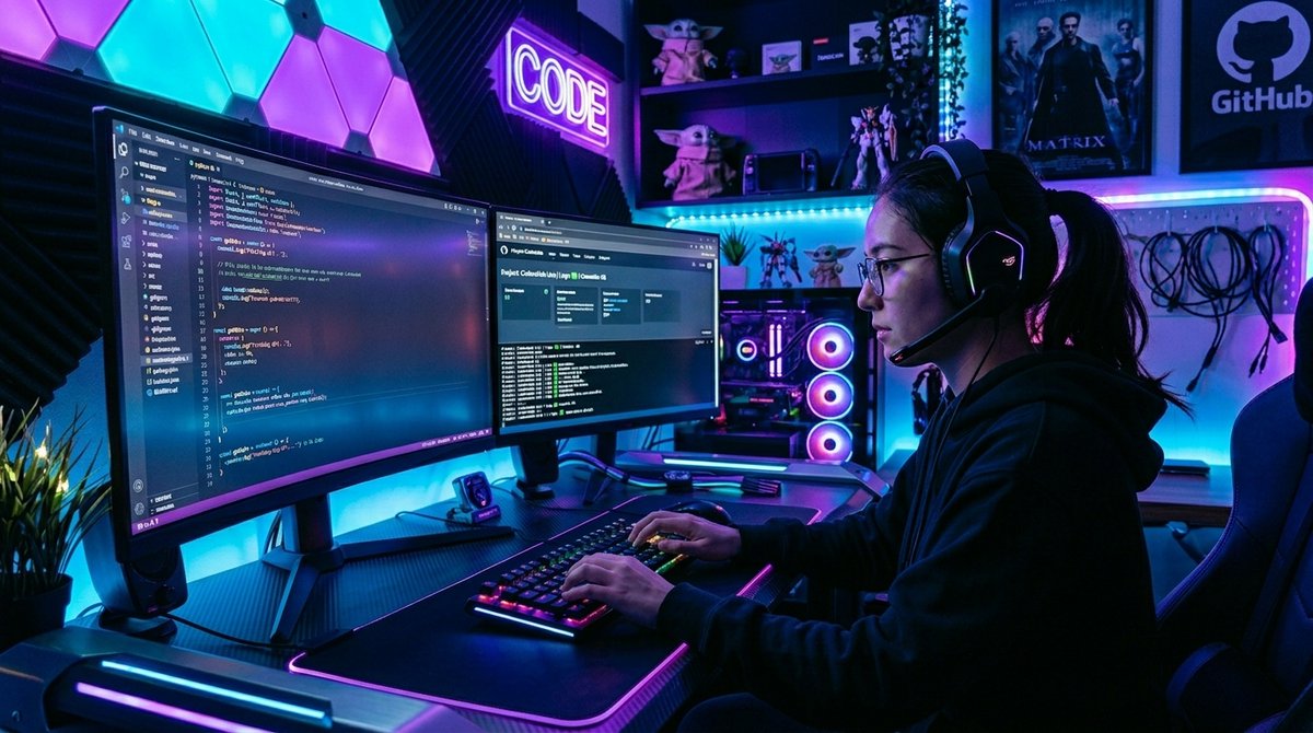 2849sanjay's tweet photo. rgb-coding-room-setup
#RGBSetup #CodingRoom #ProgrammerLife #RGBLights #GamingSetup #Coder #TechSetup #CodingLife #RGBGaming #CyberpunkRoom #ProgrammerSetup #NeonSetup #DeskSetup #PCSetup #CodingVibes https://t.co/5xx2zKq9Q7