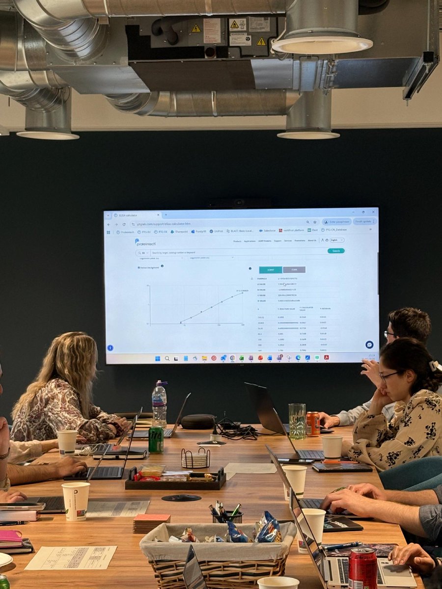 Proteintech's tweet photo. We hosted another in-person ELISA workshop at the Proteintech office in Manchester last week, welcoming researchers from the University of Manchester, Newcastle and QMUL 🔬

Thank you to everyone who attended. We hope it was a valuable and enjoyable session!

#ELISA #Proteintech https://t.co/yIrelvdxnj